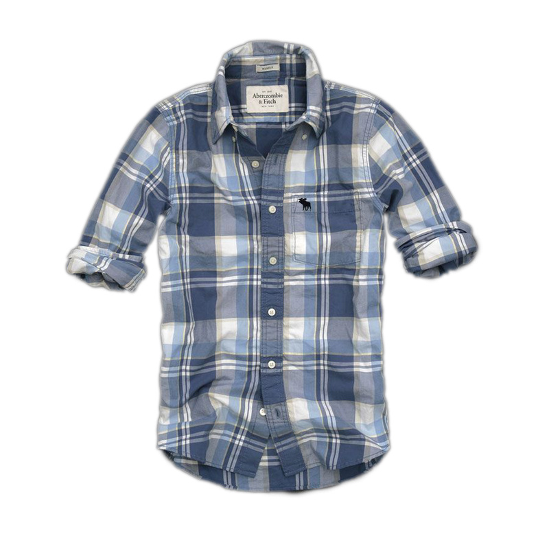 Abercrombie Fitch Hombres Necesidad Algodón Camisa AF6890